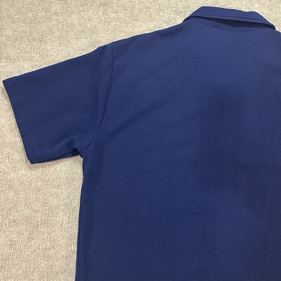 Tommy Hilfiger Bowling Shirt Mens Large Navy Blue Button Up Embroidered Logo - Picture 9 of 11